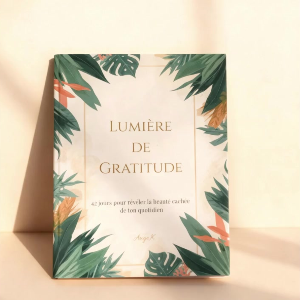Lumière de la Gratitude, Carnet de gratitude - Édition papier,  42 jours pour transformer ton regard et ancrer la gratitude au quotidien.