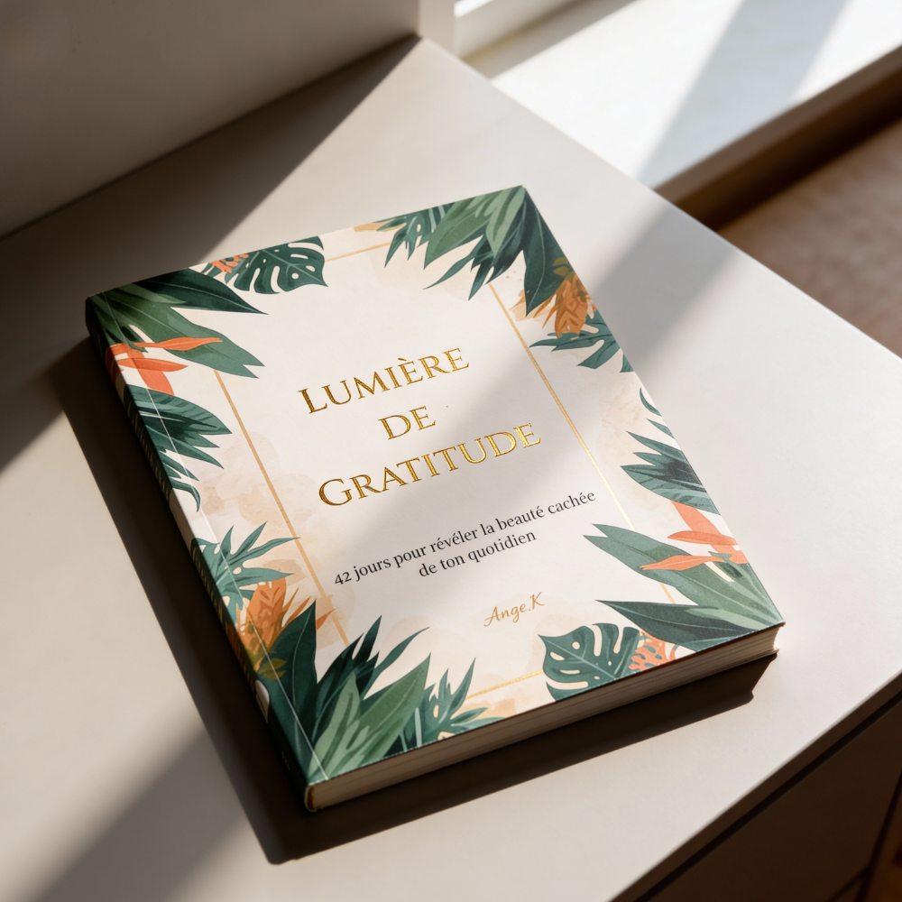 Lumière de la Gratitude, Carnet de gratitude - Édition papier,  42 jours pour transformer ton regard et ancrer la gratitude au quotidien.