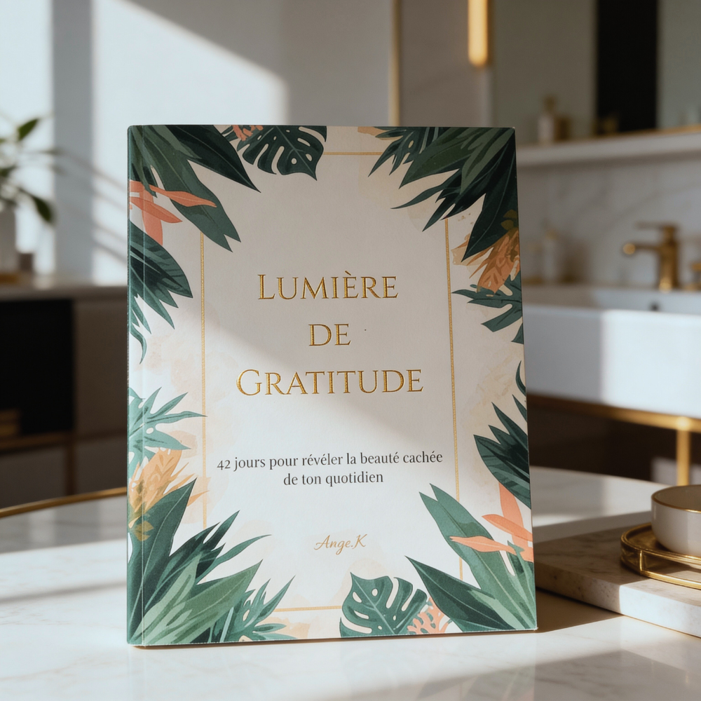 Lumière de la Gratitude, Carnet de gratitude - Édition papier,  42 jours pour transformer ton regard et ancrer la gratitude au quotidien.