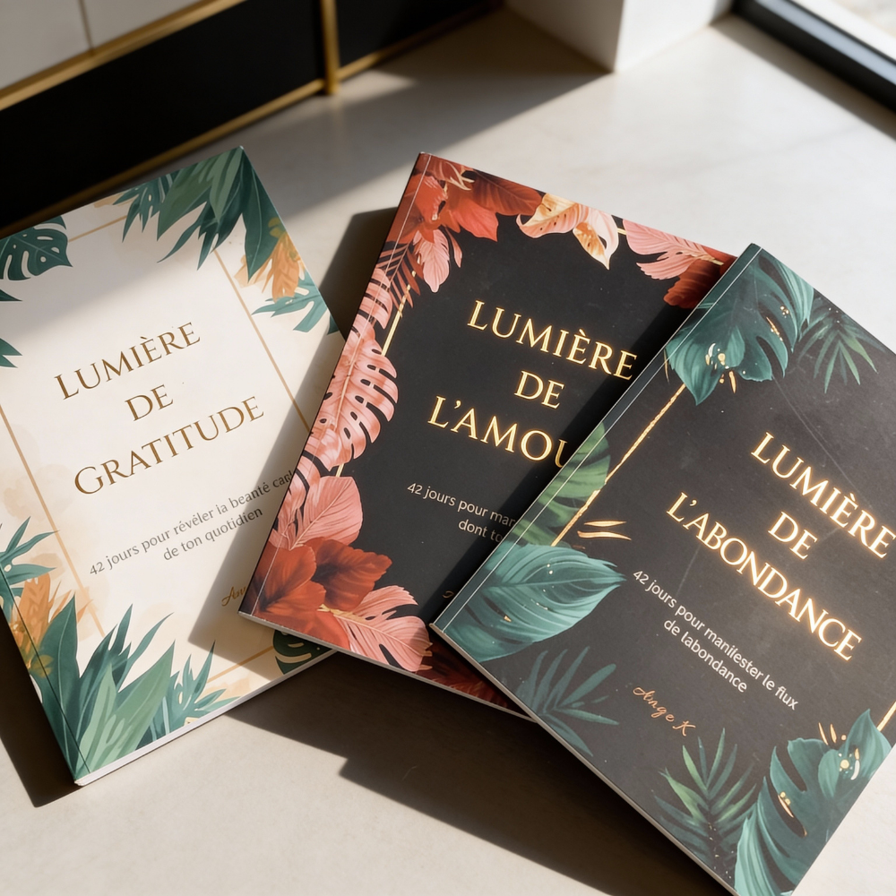 Lumière de l’Abondance, Carnet de manifestation – Édition papier,  42 jours pour incarner l’abondance.