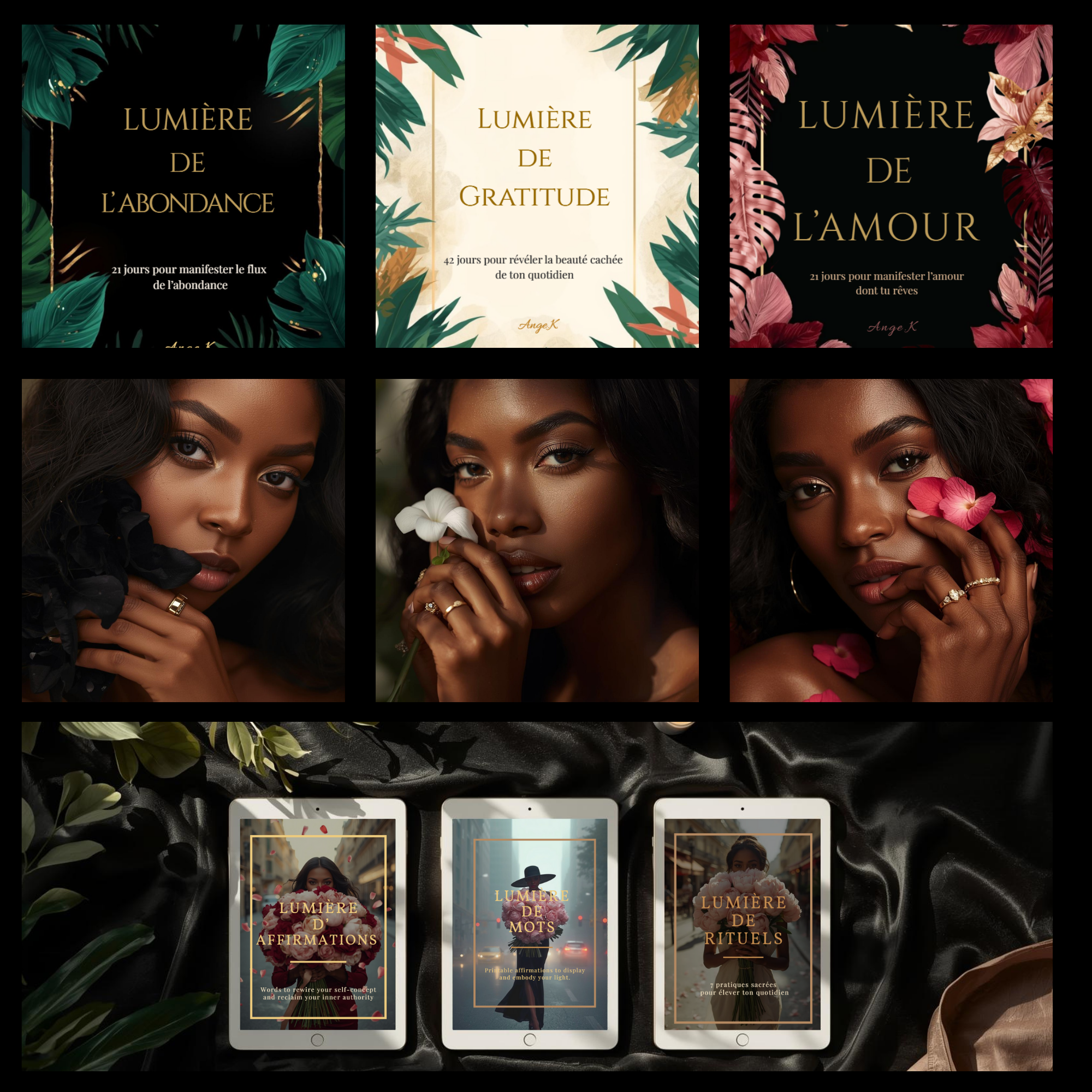 Chemin des 3 Lumières : Pack Manifestation, 3 carnets digitaux + bonus exclusifs