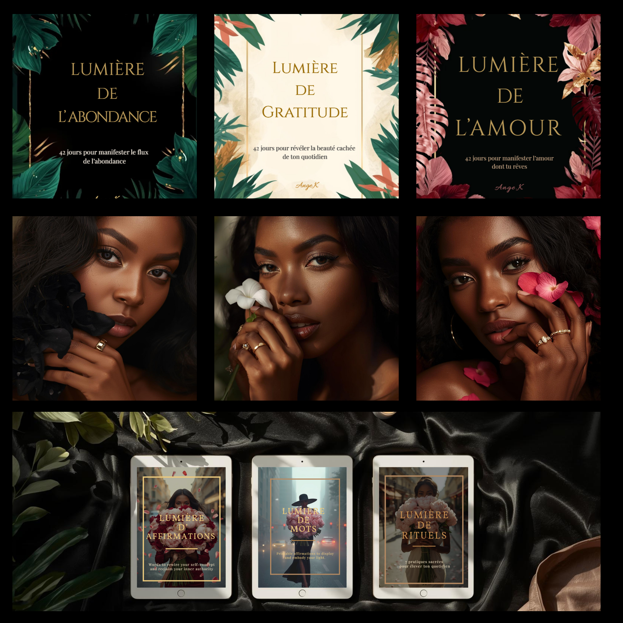 Chemin des 3 Lumières : Pack Manifestation, 3 carnets digitaux + bonus exclusifs