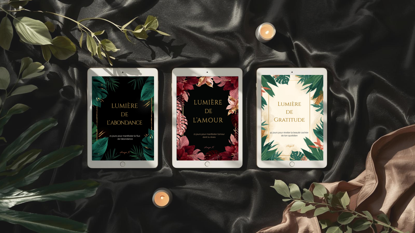 Chemin des 3 Lumières : Pack Manifestation, 3 carnets digitaux + bonus exclusifs