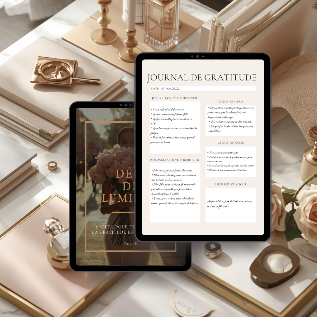 "Défi de Lumière _ 7 jours pour transformer la gratitude en art de vivre"