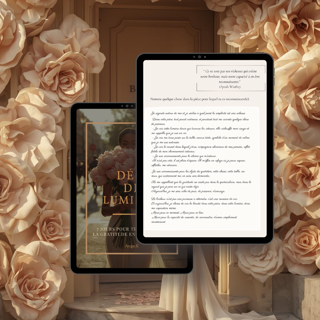 "Défi de Lumière _ 7 jours pour transformer la gratitude en art de vivre"